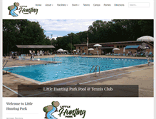 Tablet Screenshot of littlehuntingpark.com